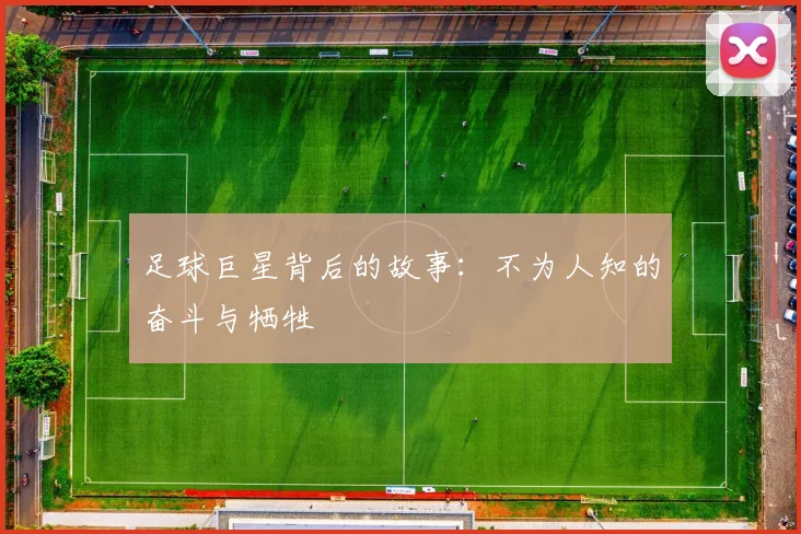 足球巨星背后的故事：不为人知的奋斗与牺牲